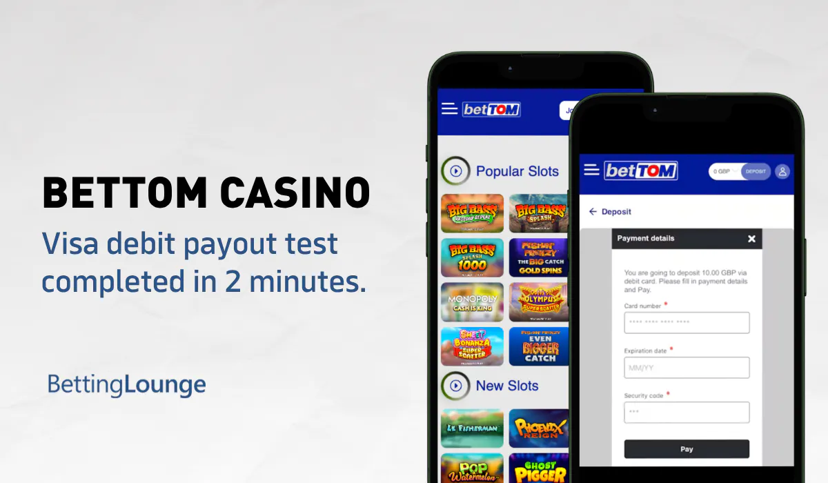 debit card casino: bettom