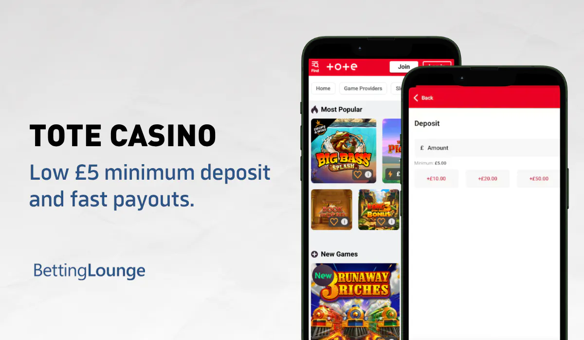 debit card casino: tote