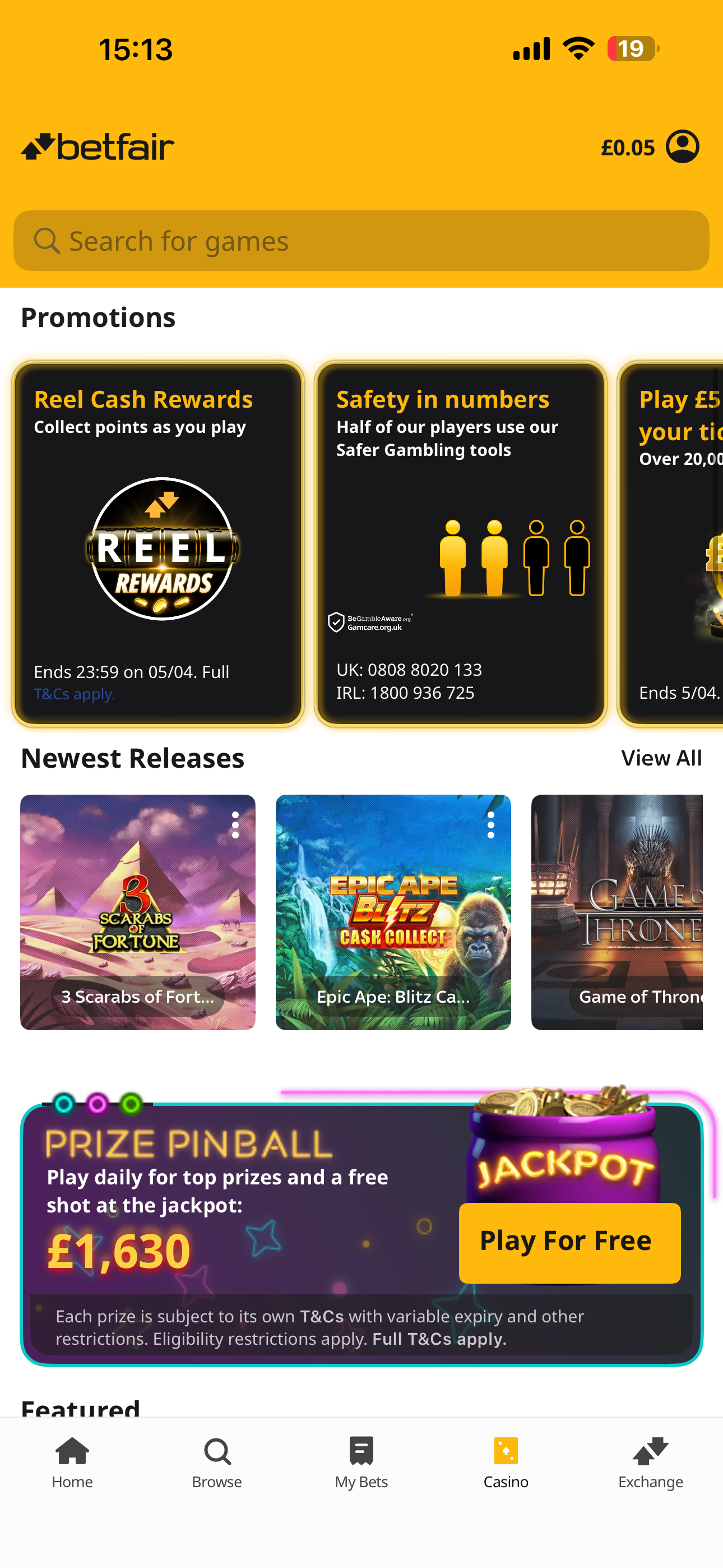 Betfair Casino