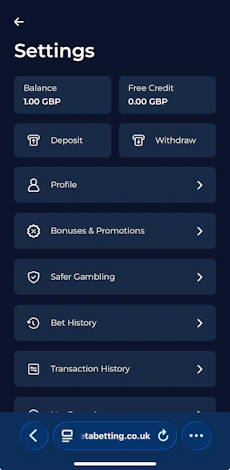 Meta Betting Deposit 2