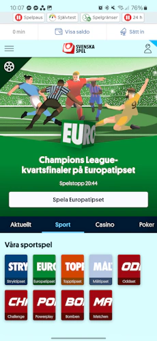 Svenska Spel hem