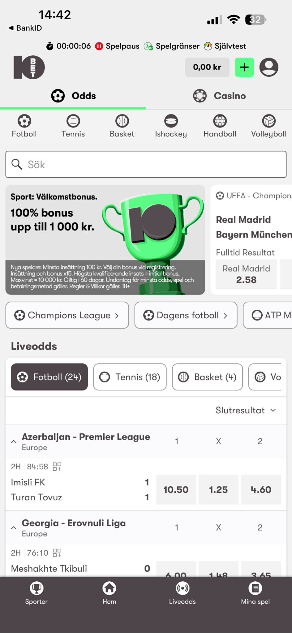 Insättning - 10bet 1