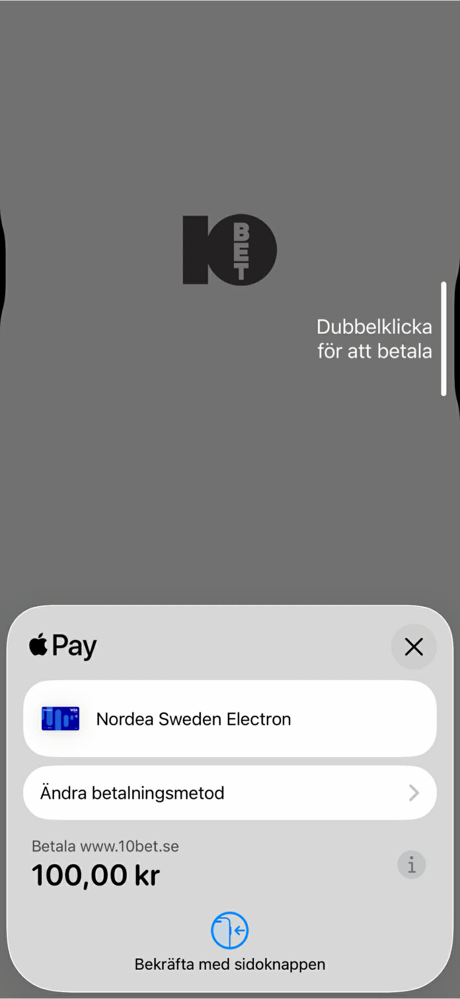 Insättning - 10bet 3