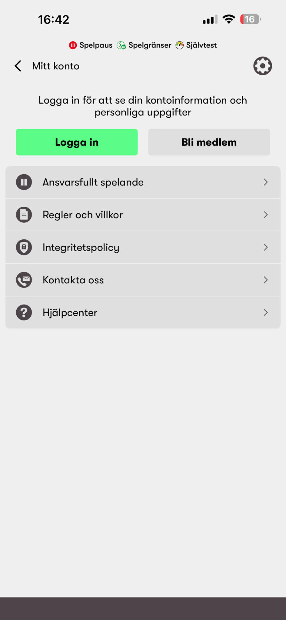 Ansvarsfullt spelande - 10bet