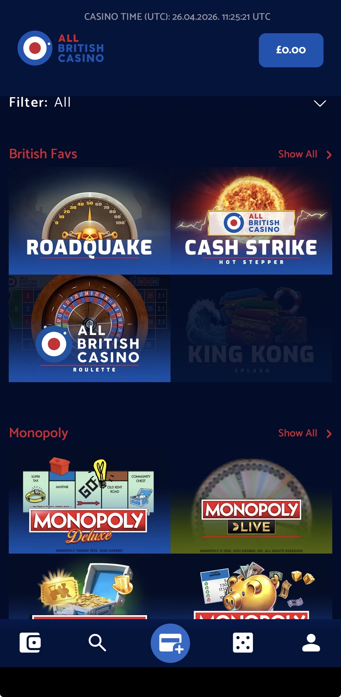 All British App - Casino 1