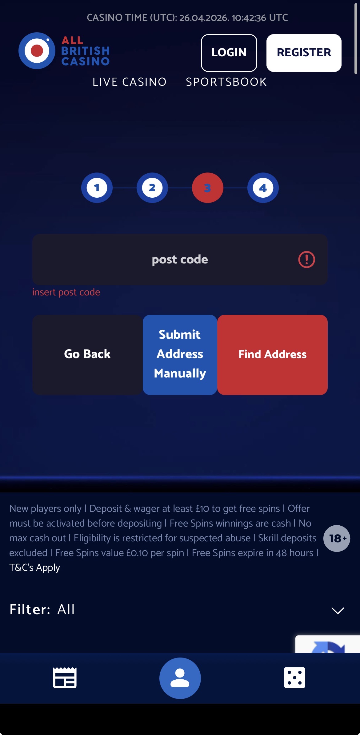 All British App - Sign Up 4