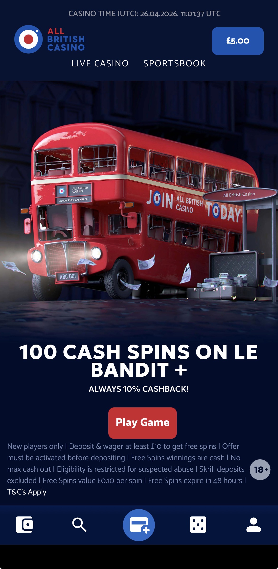 All British App - Withdraw 1