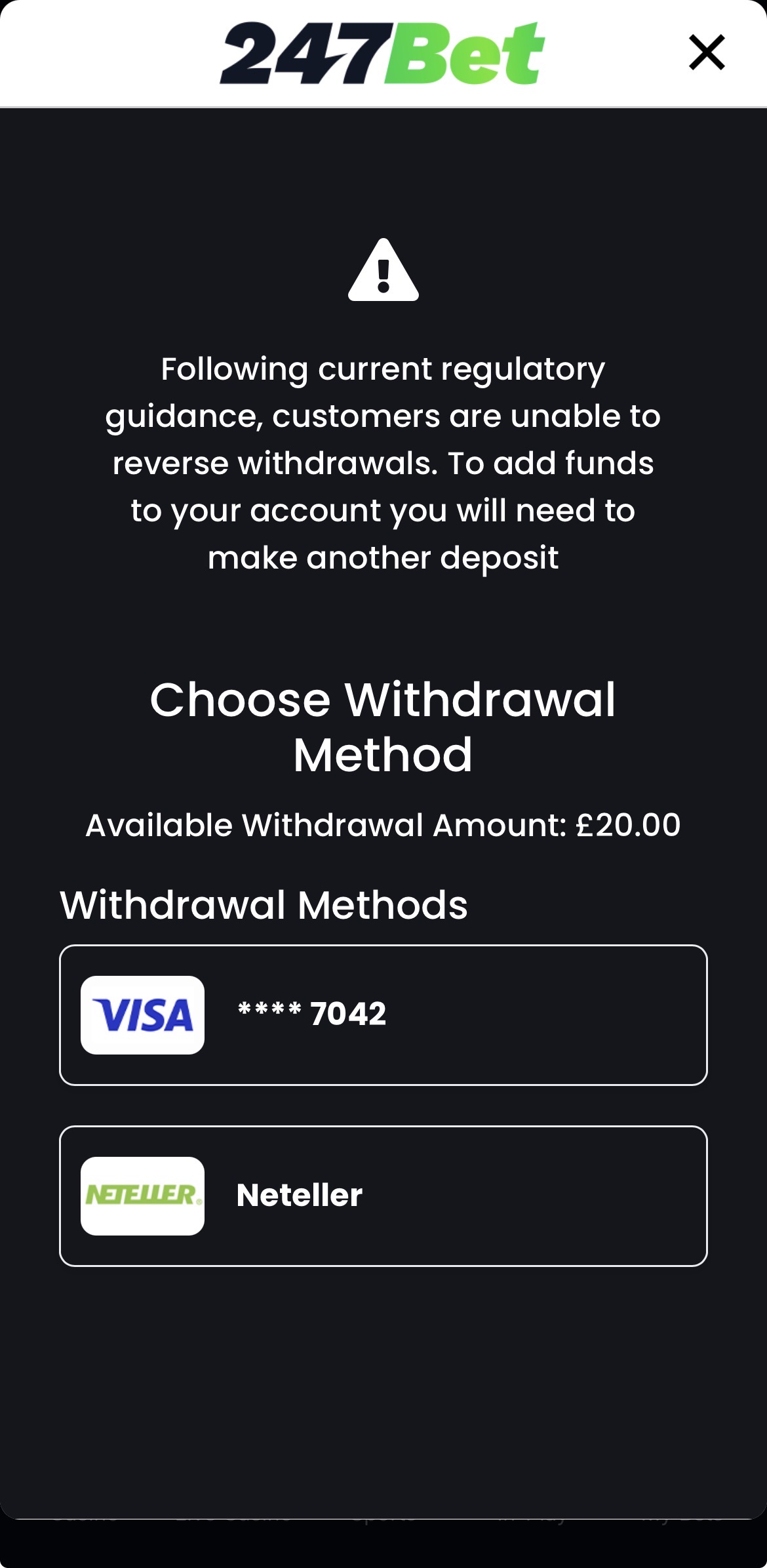 247bet app withdrawal method