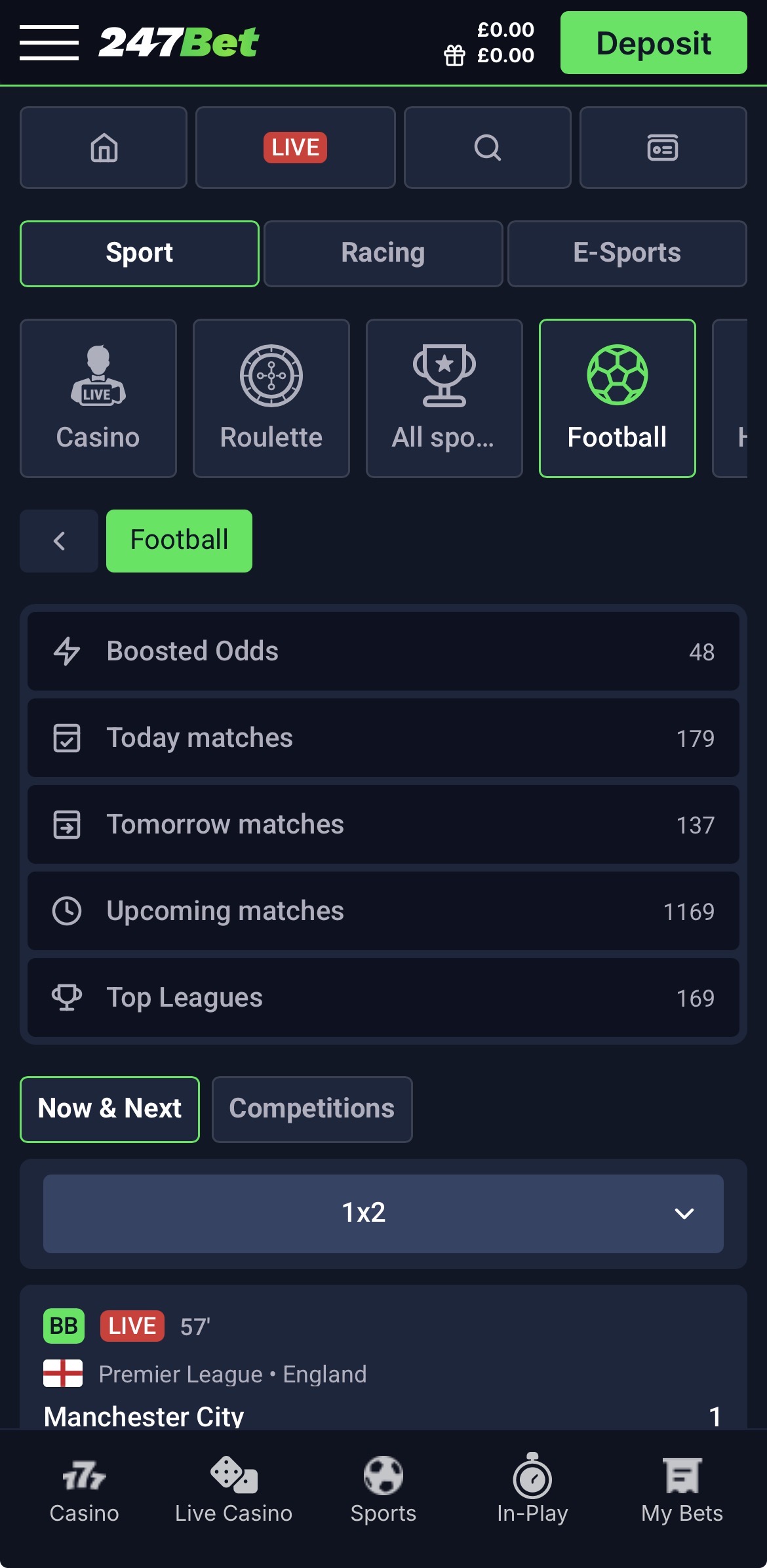 247bet app sportsbook list