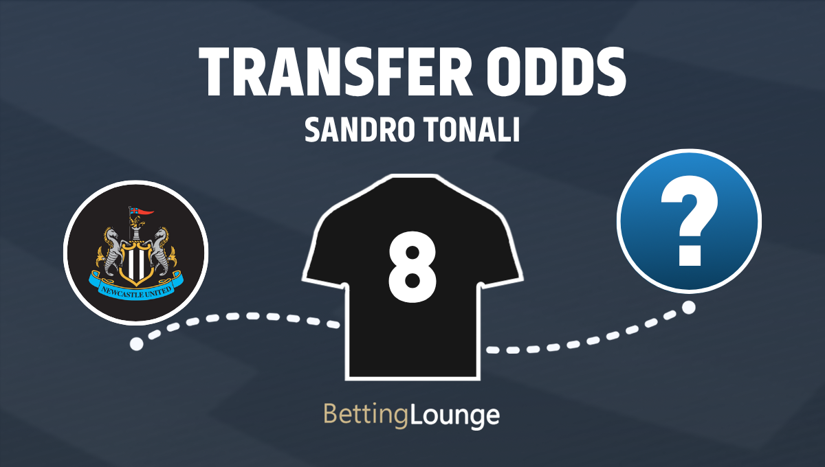 Sandro Tonali next club betting odds after Newcastle