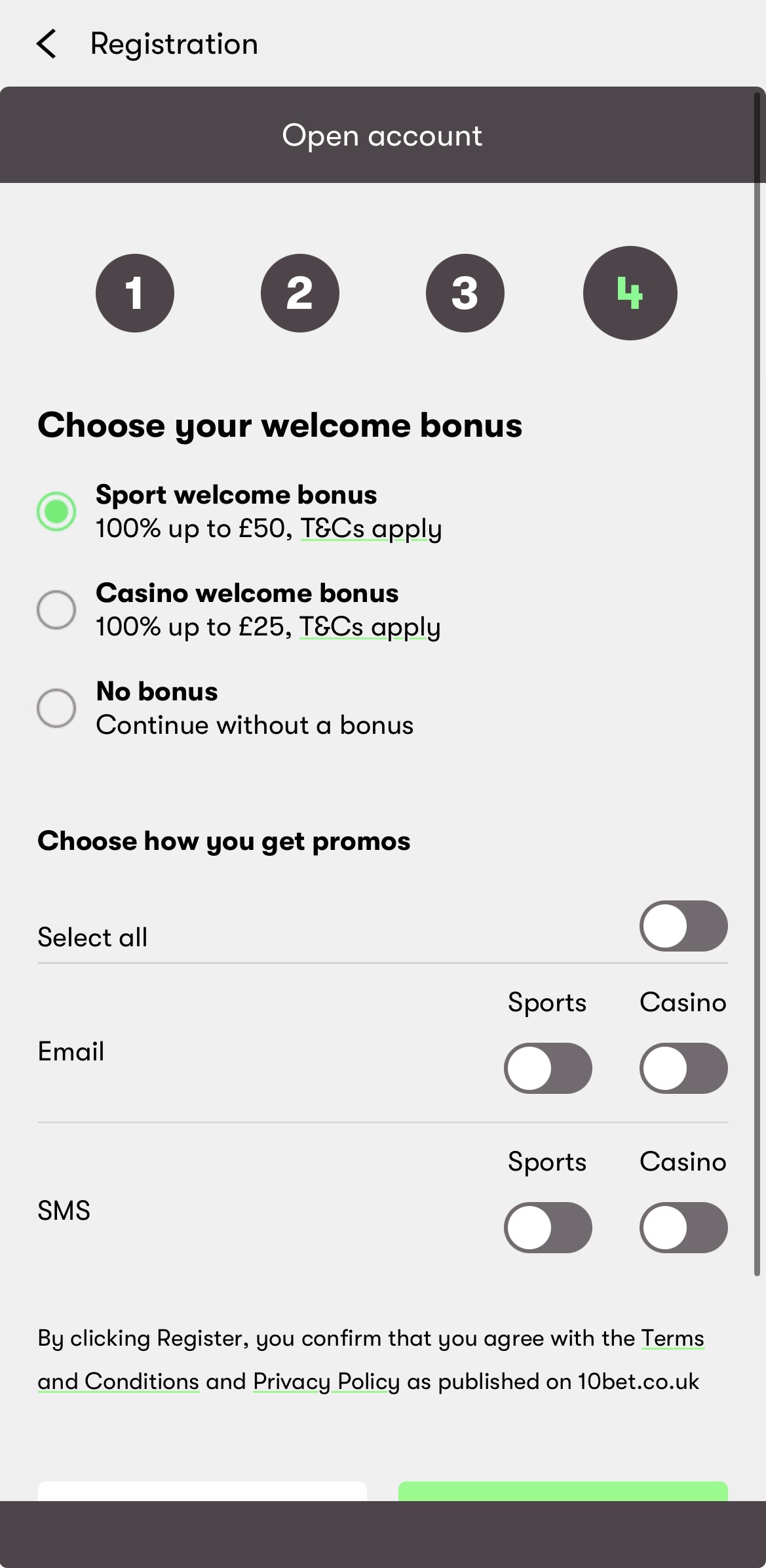 10bet registration 5