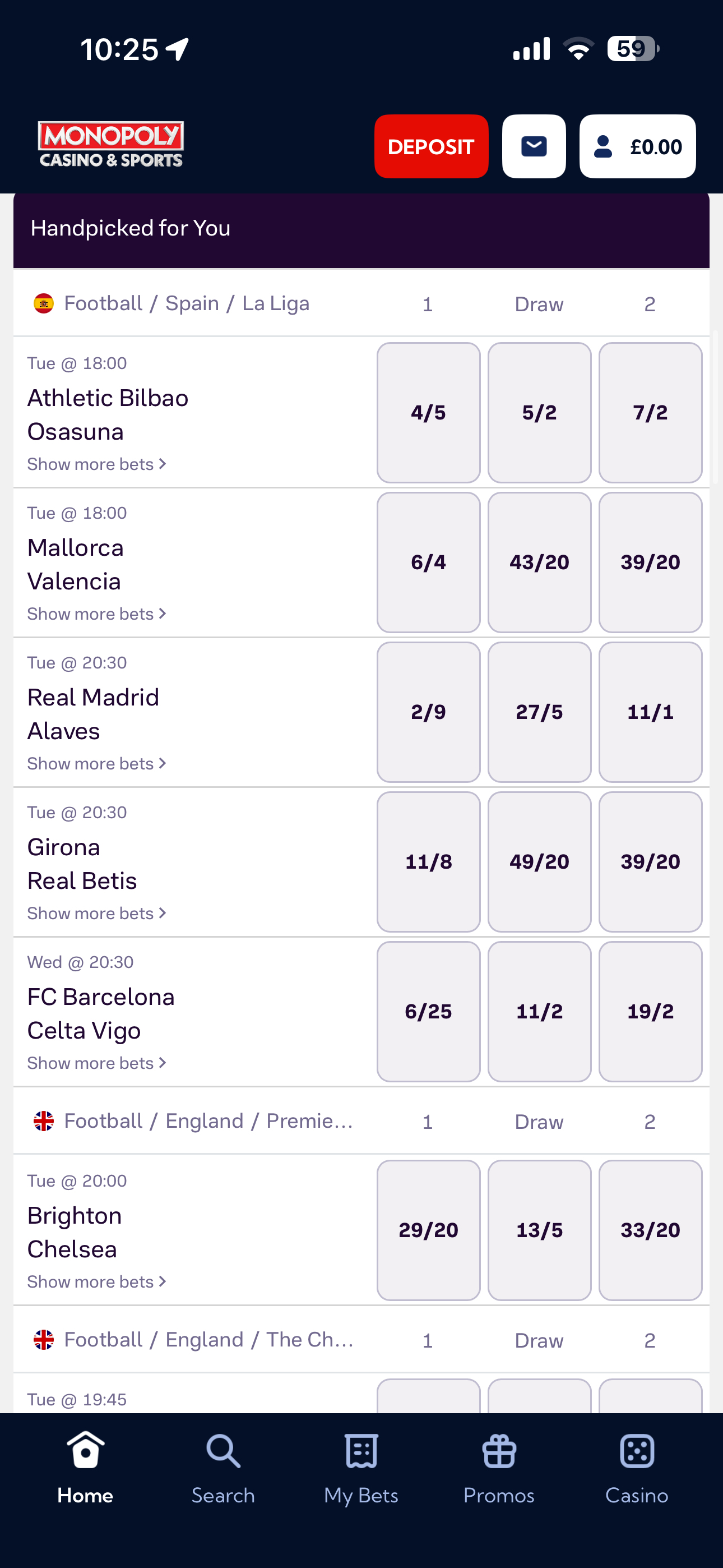 Monopoly Casino & Sports Football