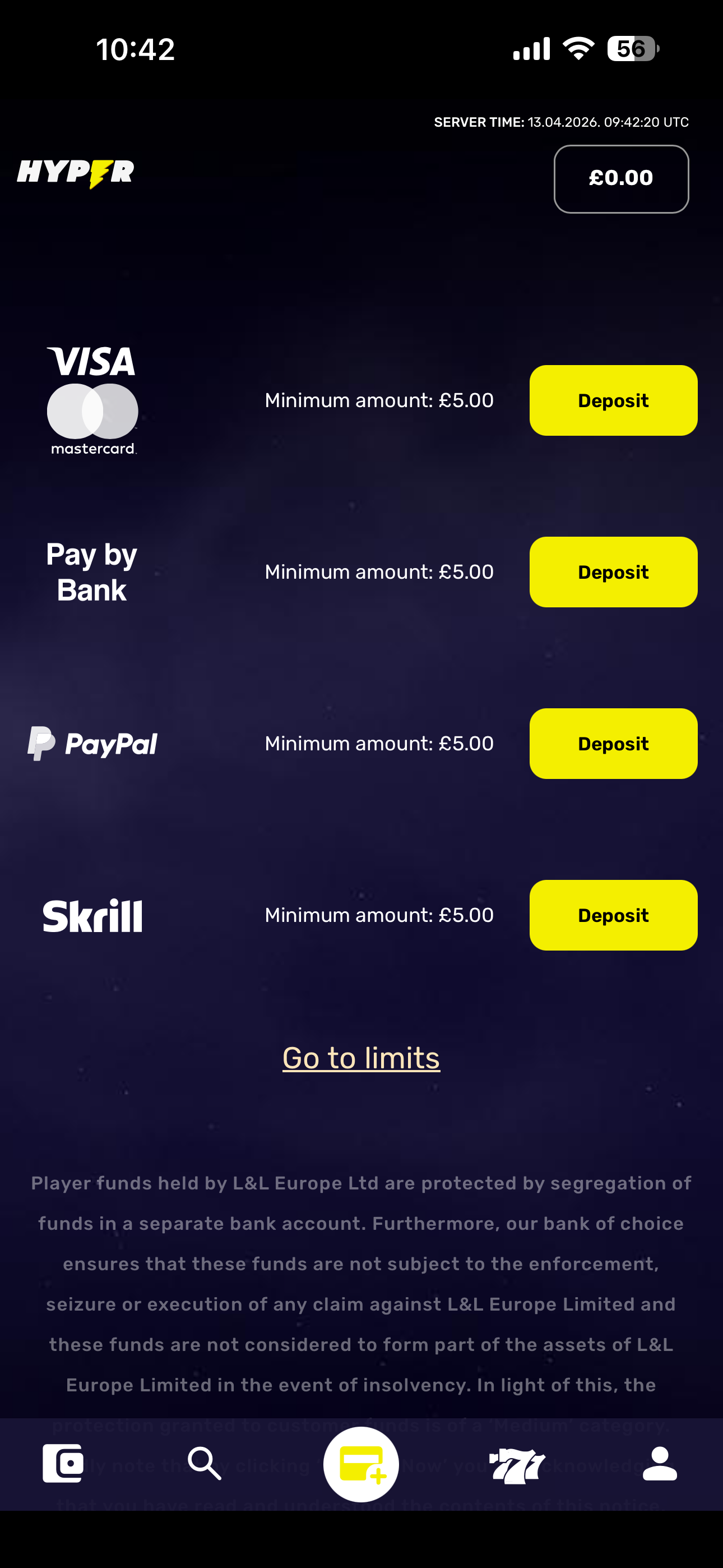 Hyper Casino methods new