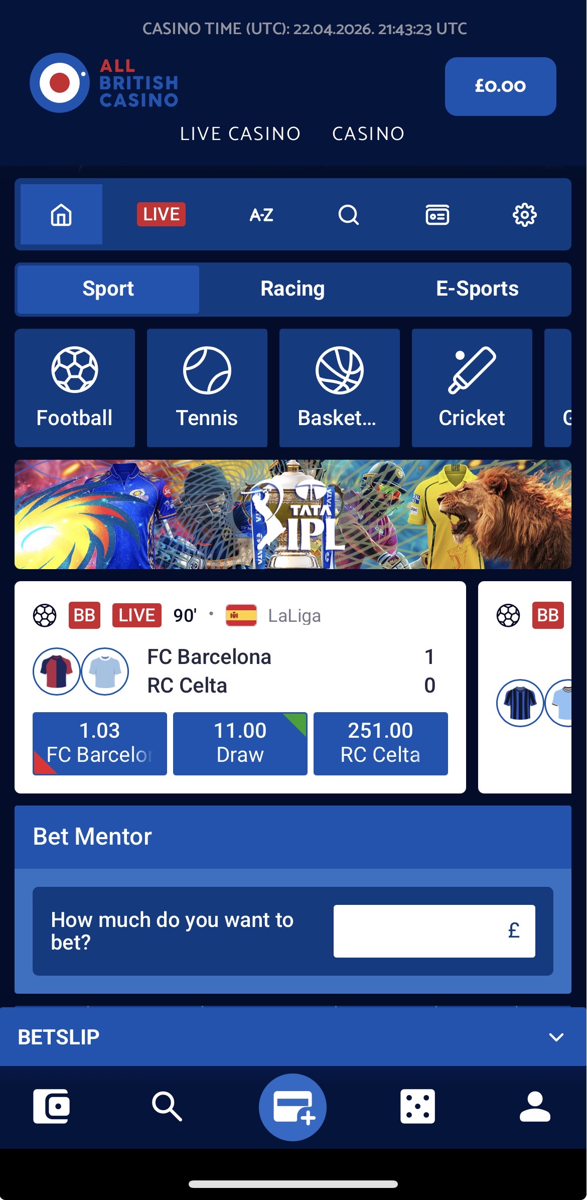 All British App - Sports 1