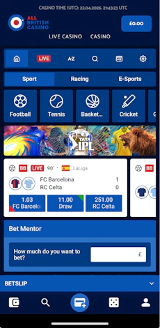 All British App - Sports 1