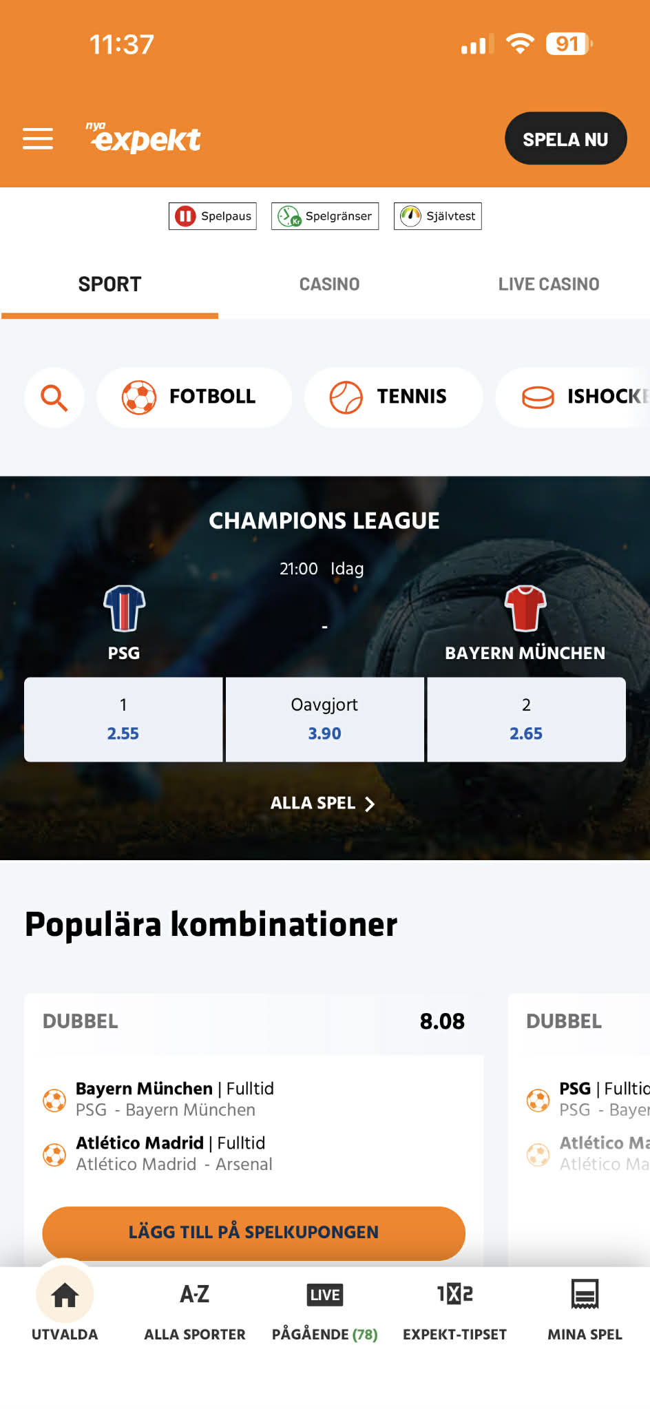 Registrera dig - Nya Expekt