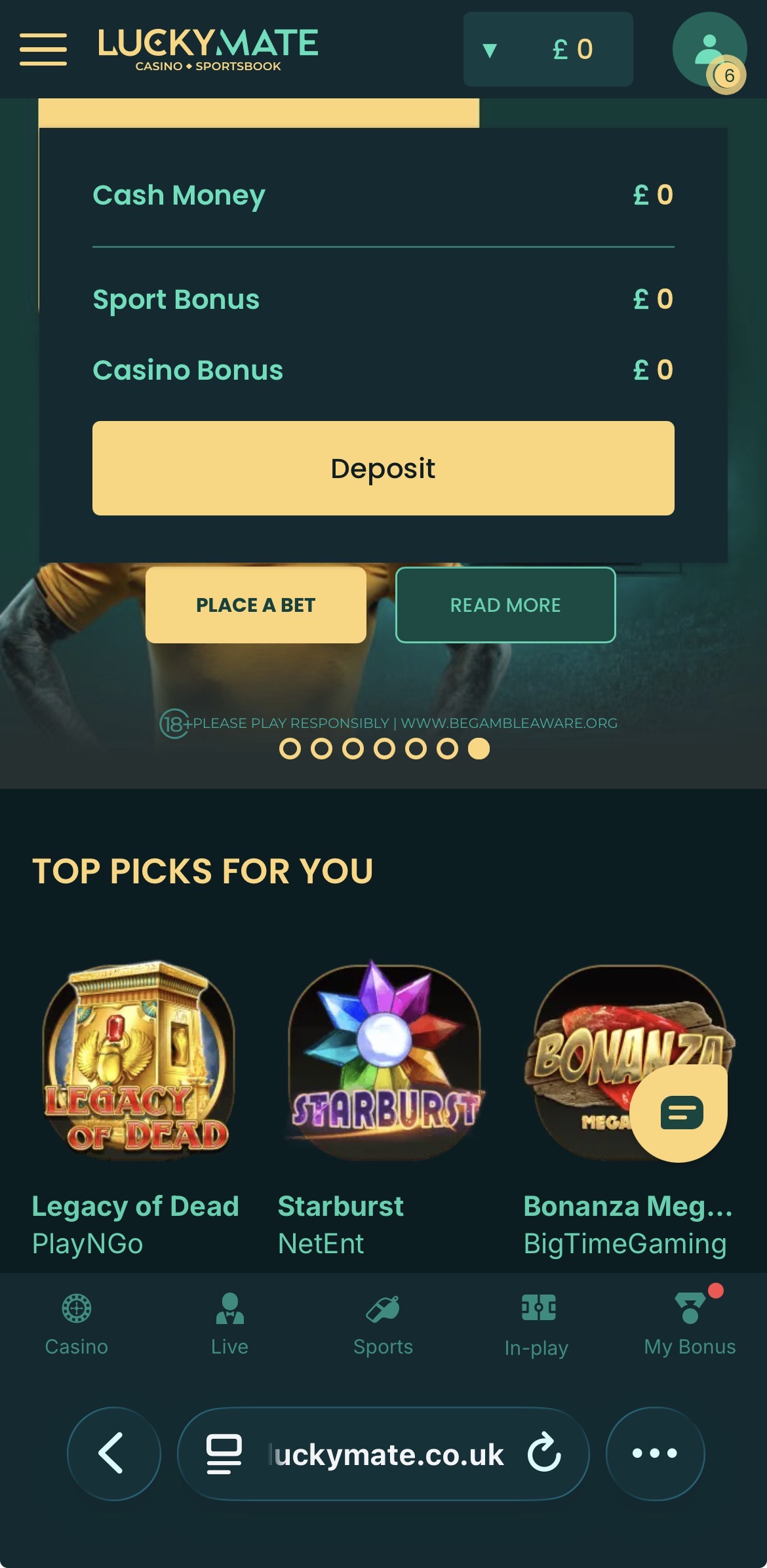 luckymate deposit 2