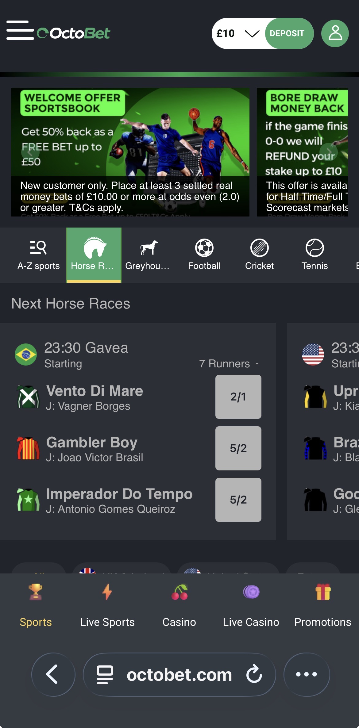Octobet Withdraw 1