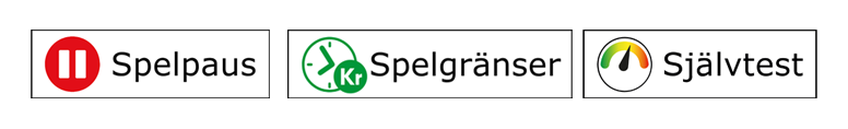 Ansvarsfullt spelande ikoner
