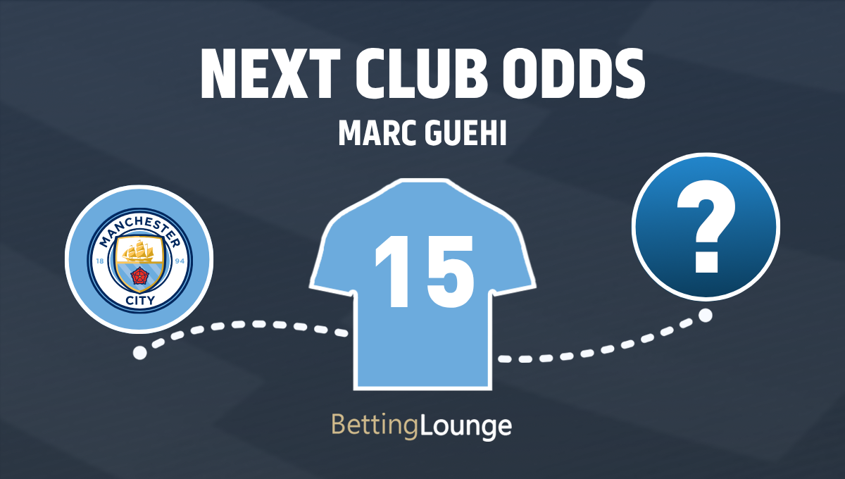 Marc Guehi next club odds after Man City