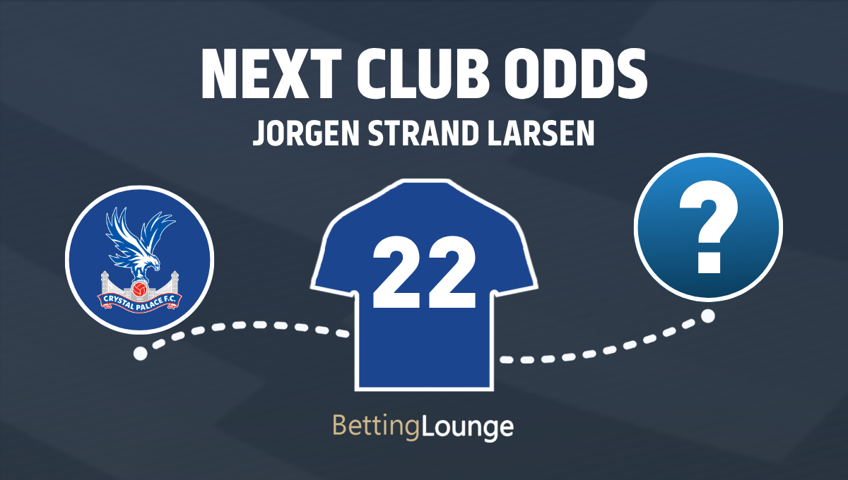 Jorgen Strand Larsen next club odds after Crystal Palace