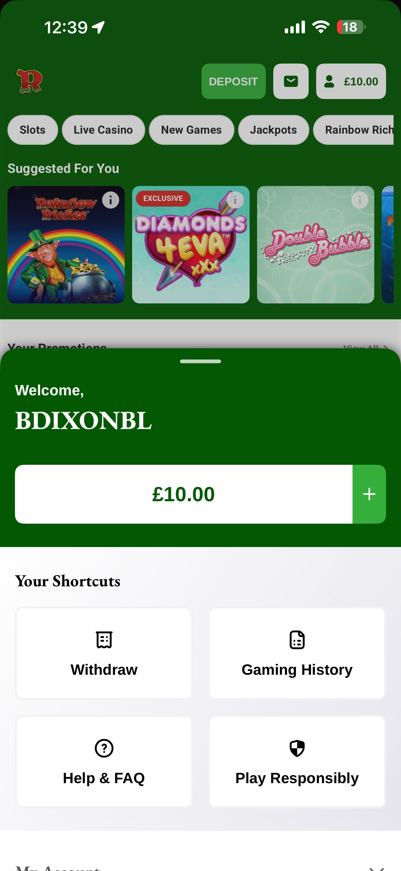 Rainbow Riches Profile