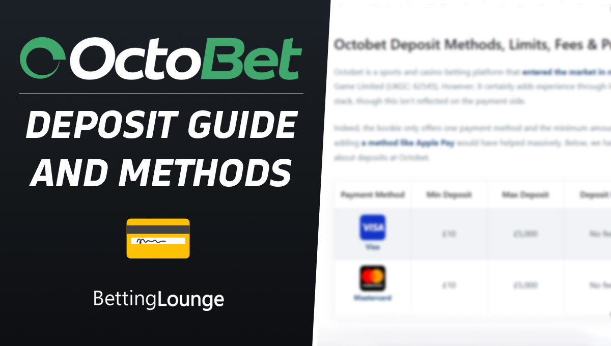Octobet deposit guide