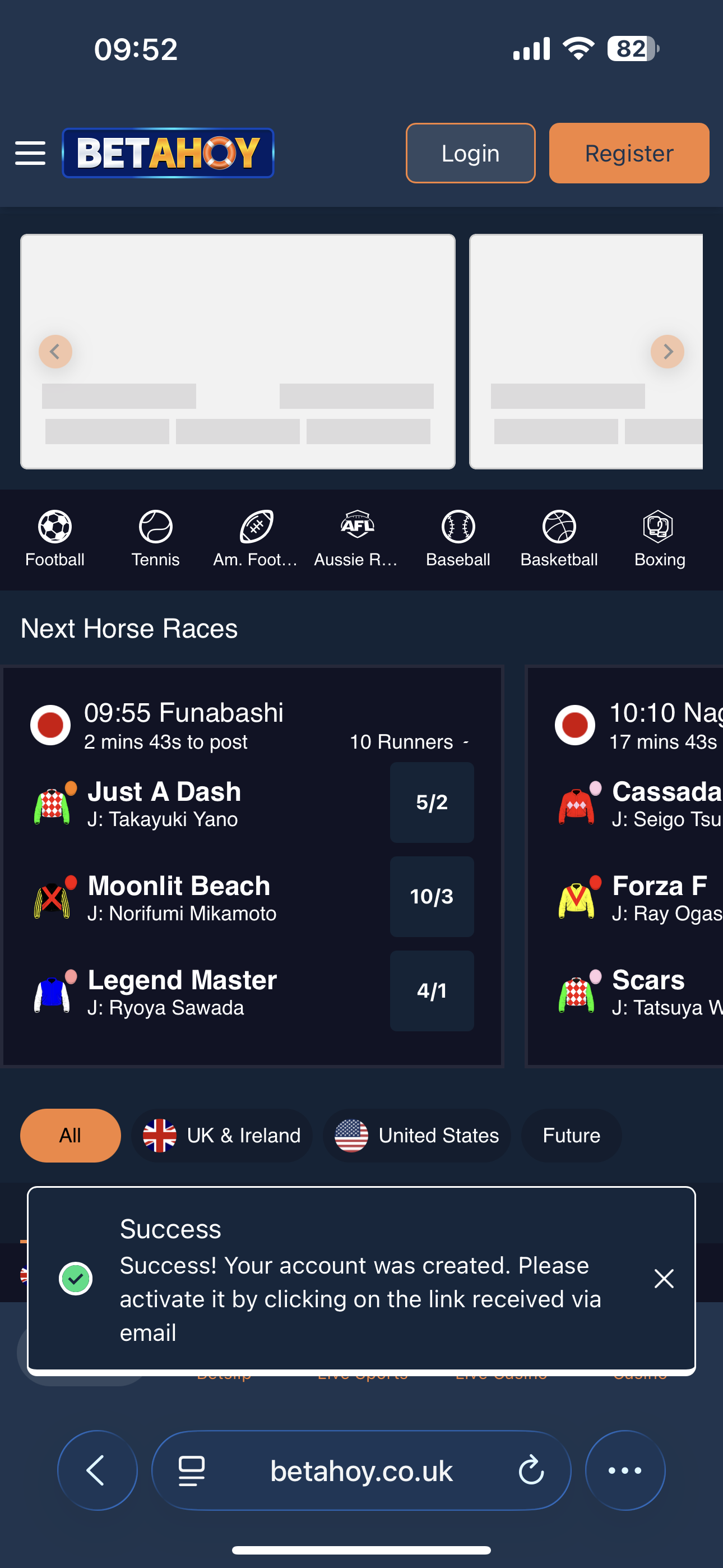 BetAhoy Sign Up 5