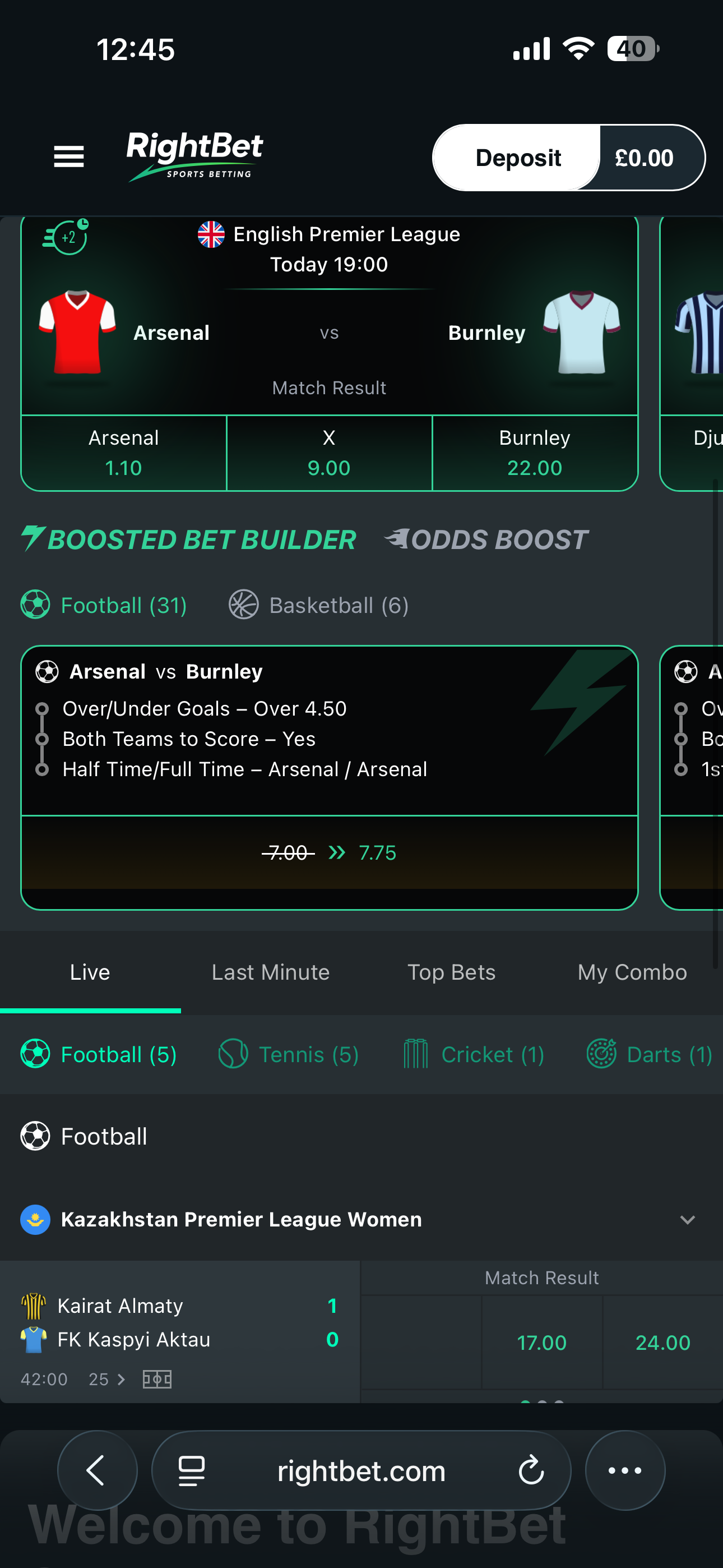 RightBet Price Boost