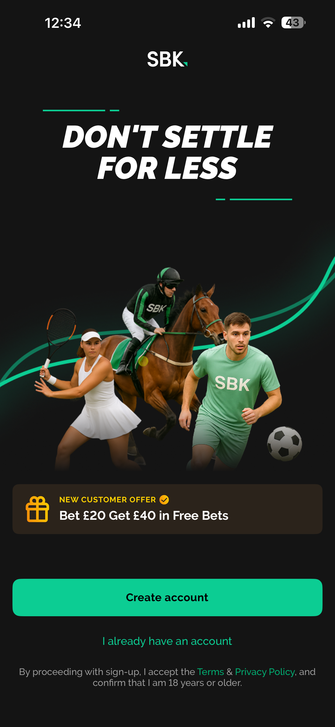 SBK Bet 20 Get 40