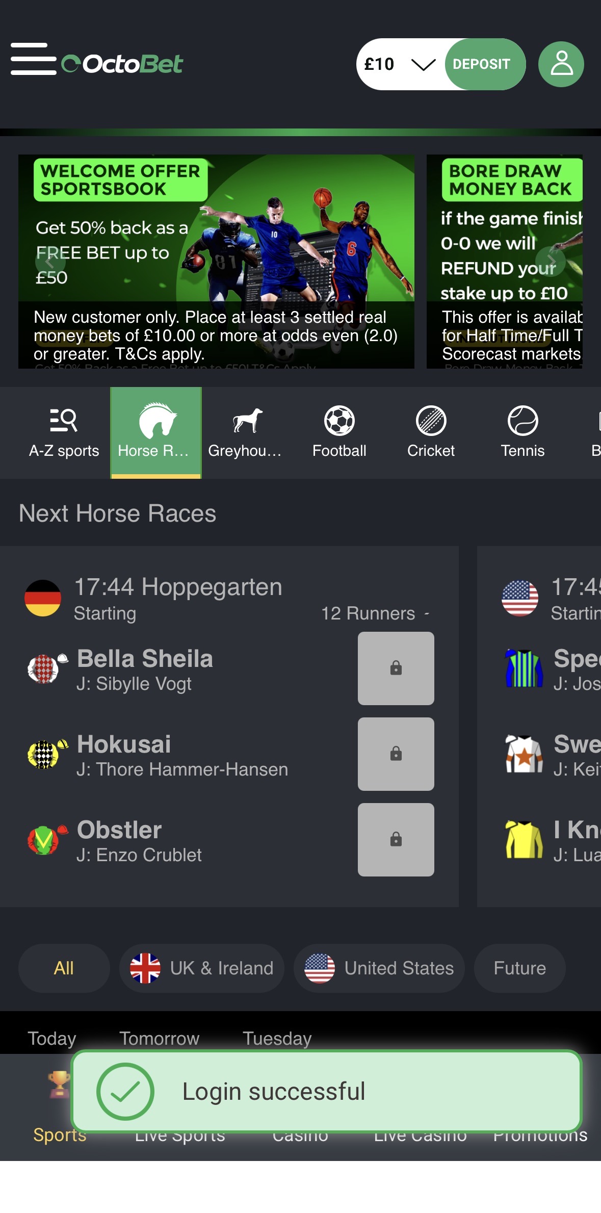 Octobet App Withdraw 1