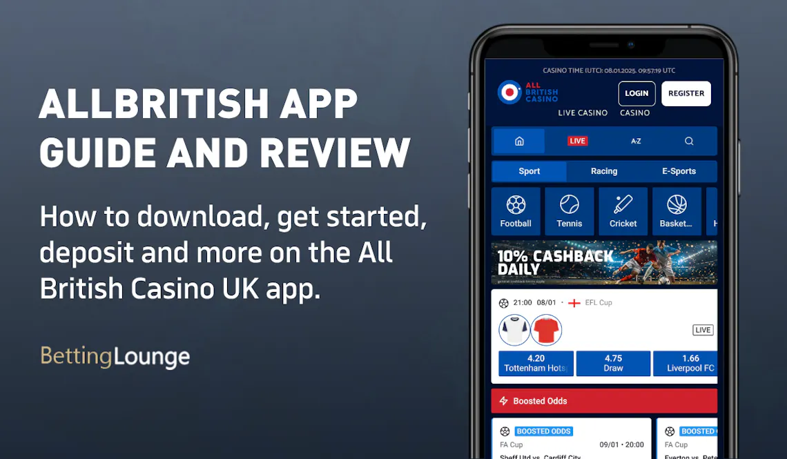 All British Casino app guide and review