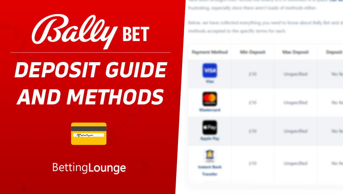 Bally Bet deposit guide