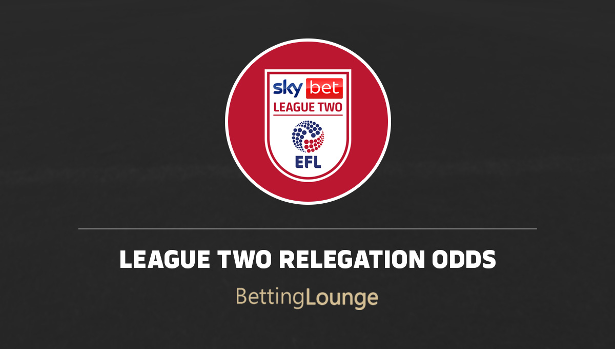 League Two relegation odds