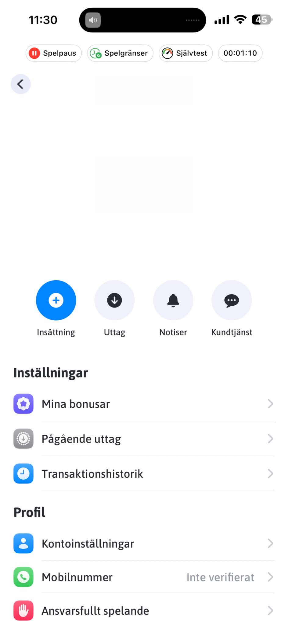 Uttag - Snabbare