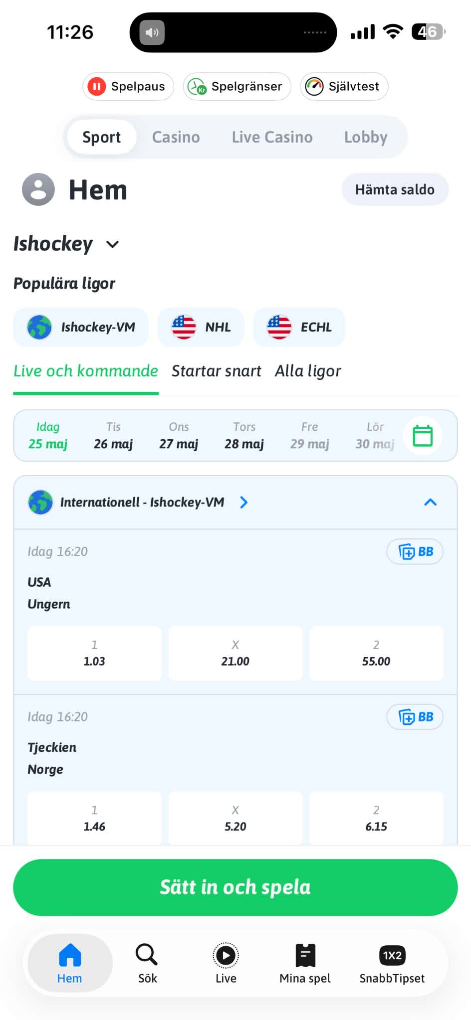 Hockeyutbud - Snabbare