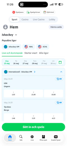 Hockeyutbud - Snabbare