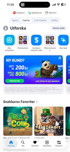 Casino - Snabbare