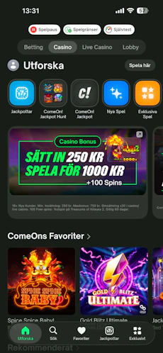 Casino - ComeOn