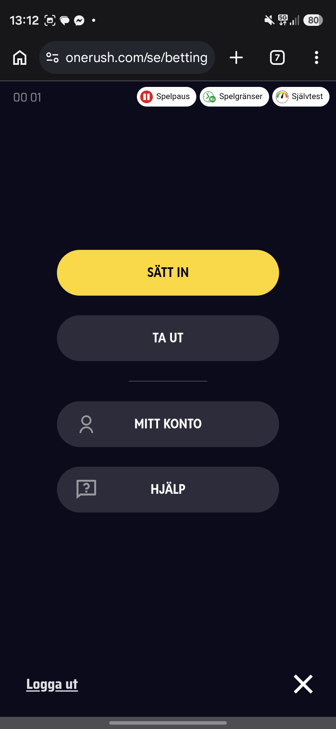 Uttag - Onerush