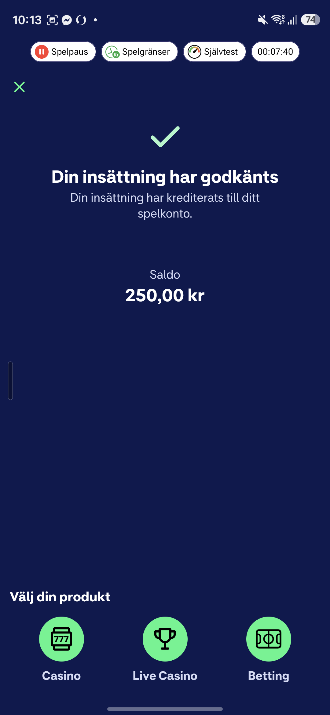 Hajper insättning 3
