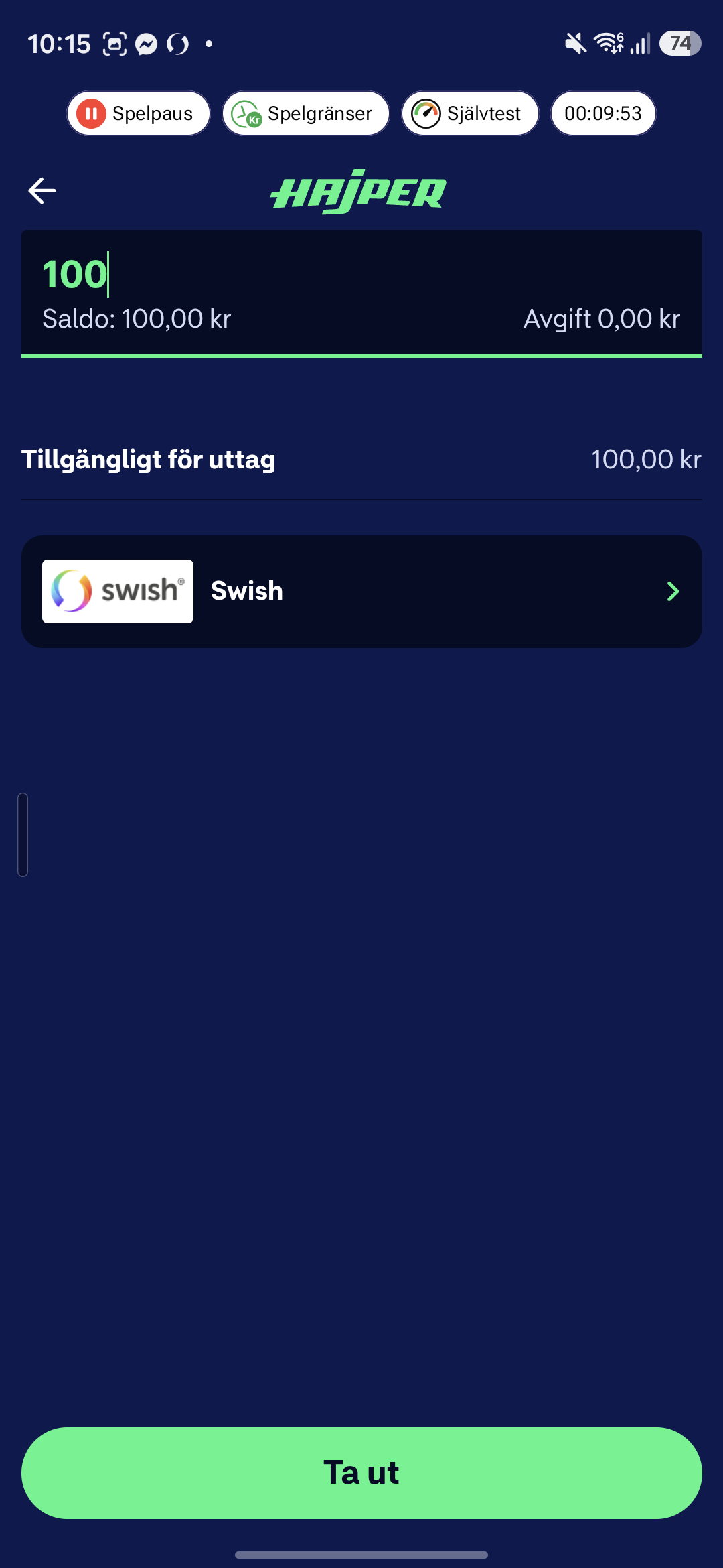Hajper uttag 4