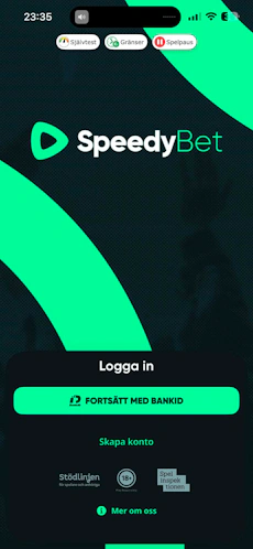 Registrering - SpeedyBet