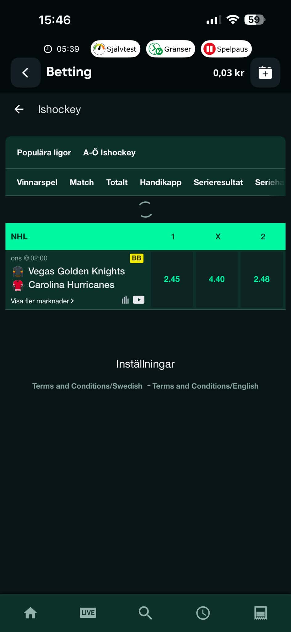 Hockeyutbud - SpeedyBet
