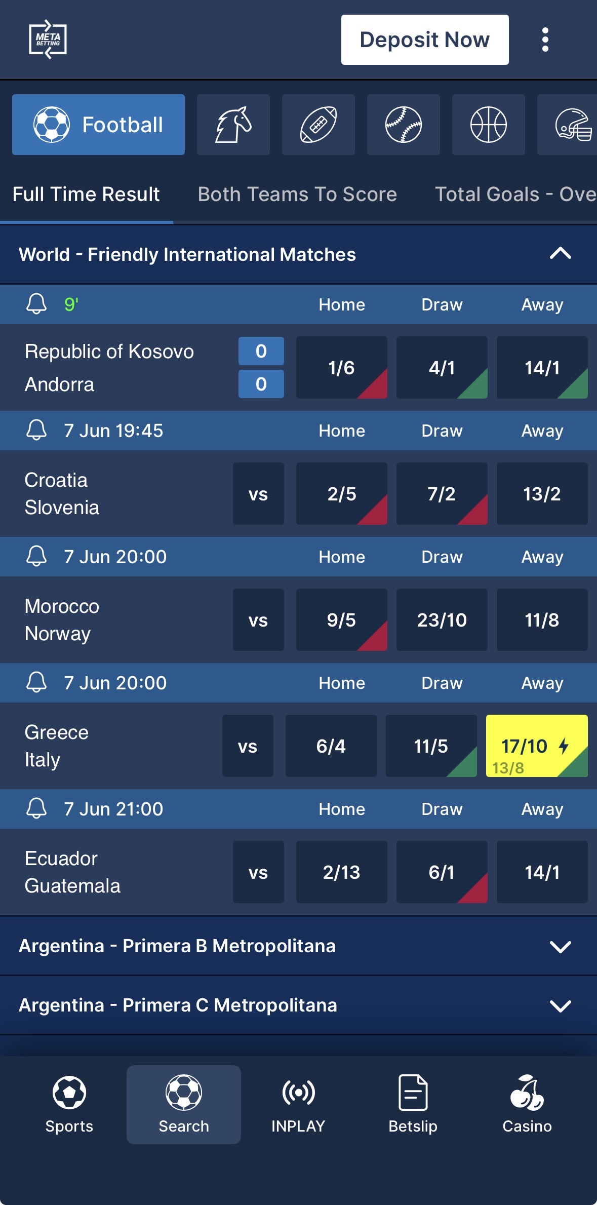 Meta Betting App Sports 1