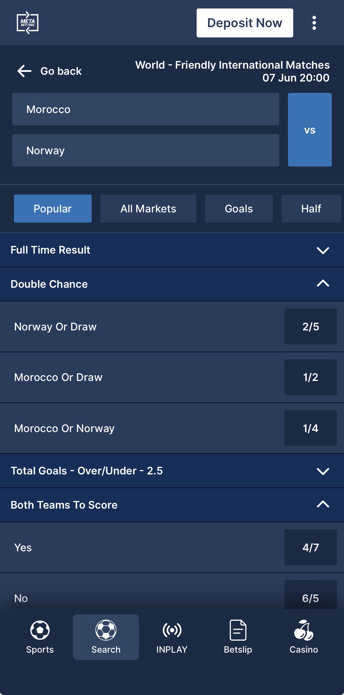 Meta Betting App Sports 2