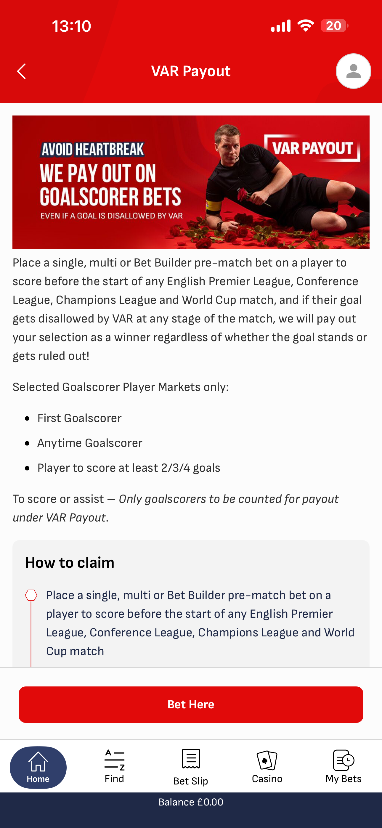 World Cup VAR Payout