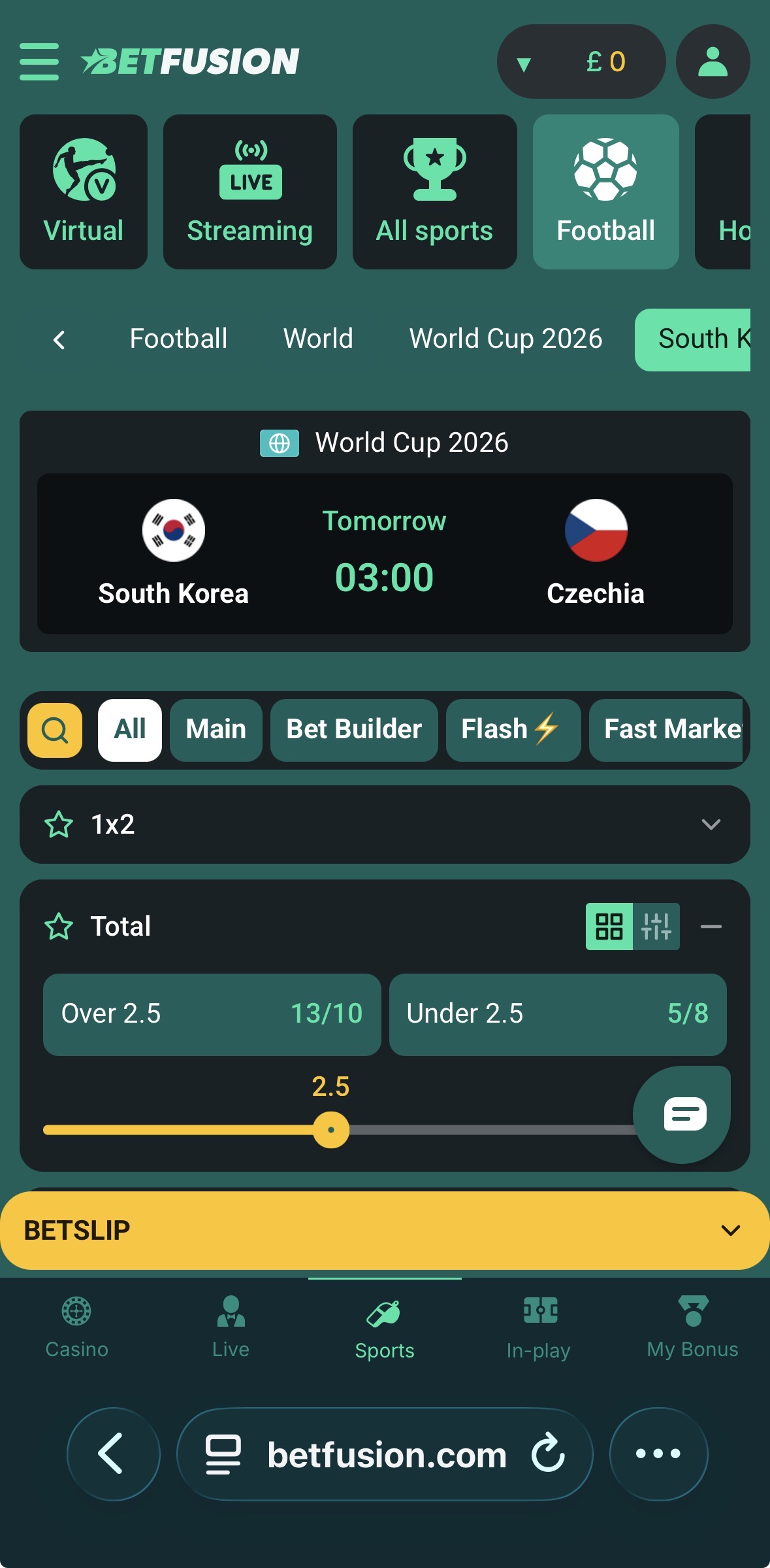 BetFusion Sportsbook 3