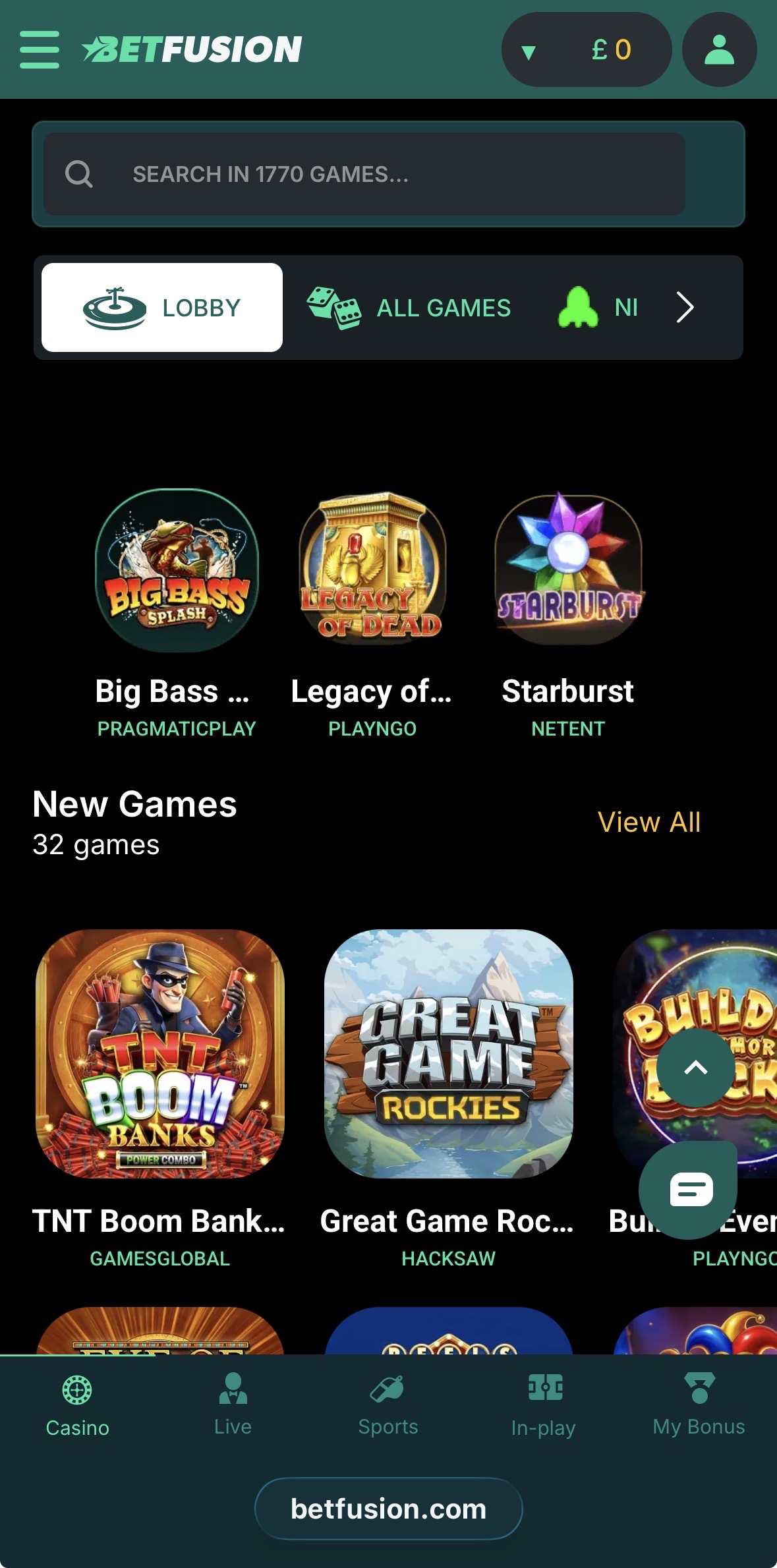 BetFusion Casino