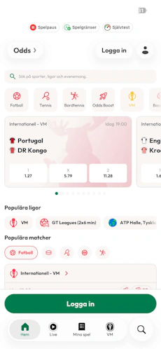 Registrering - Casinostugan